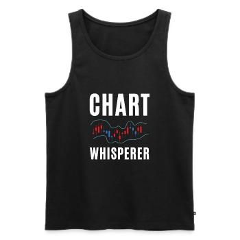 Options Trading Cash Secured Puts Future Forex - Men's Premium Organic Tank Top - black - Front - Michal (187cm)