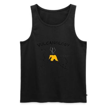 Volcanologists Geologist Magma Volcano - Männer Premium Bio Tank Top - Schwarz - Vorne - AI Model Male 178 light (178cm)