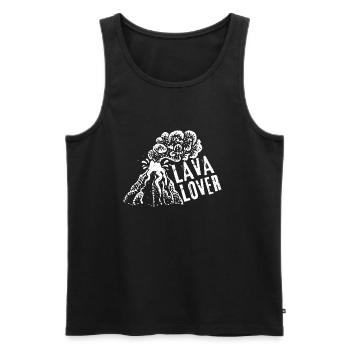 Volcanologists Geologist Magma Volcano - Männer Premium Bio Tank Top - Schwarz - Vorne - AI Model Male 178 light (178cm)