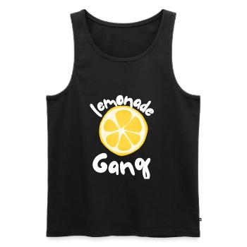 Sell Lemonade Stand Boss Juice Business Lemon - Männer Premium Bio Tank Top - Schwarz - Vorne - Michal (187cm)
