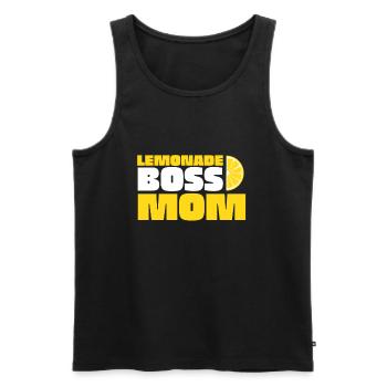 Sell Lemonade Stand Boss Juice Business Lemon - Männer Premium Bio Tank Top - Schwarz - Vorne - Michal (187cm)