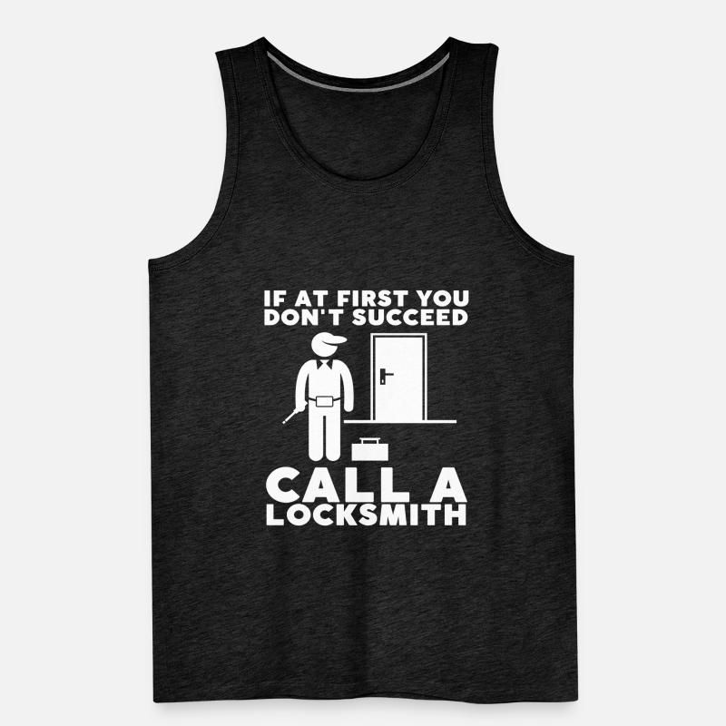 Lockpick Lockpicking Professional Locksmith Men's Premium Organic Tank Top