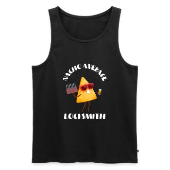 Lockpick Lockpicking Professional Locksmith - Männer Premium Bio Tank Top - Schwarz - Vorne - AI Model Male 178 light (178cm)