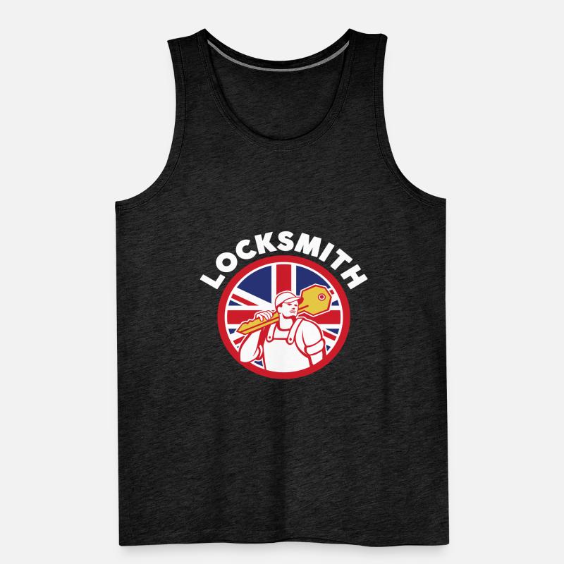 Lockpick Lockpicking Professional Locksmith Men's Premium Organic Tank Top