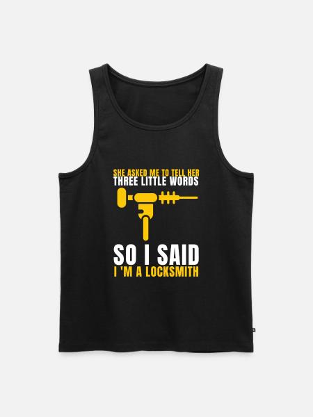 Lockpick Lockpicking Professional Locksmith - Men's Premium Organic Tank Top - black