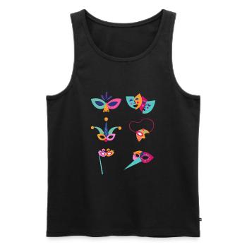 Tenor Singer Choir Vocalist Theatre Student, Opera - Männer Premium Bio Tank Top - Schwarz - Vorne - Michal (187cm)