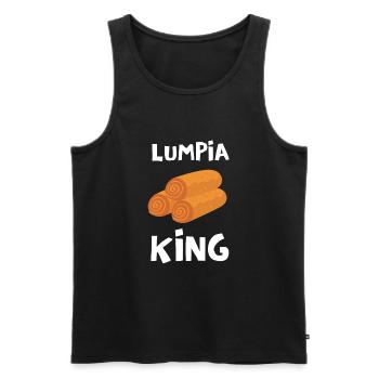 Filipino Pride Pinoy Spring Roll Lumpia Thats How - Männer Premium Bio Tank Top - Schwarz - Vorne - AI Model Male 178 light (178cm)