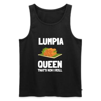 Filipino Pride Pinoy Spring Roll Lumpia Thats How - Männer Premium Bio Tank Top - Schwarz - Vorne - AI Model Male 178 light (178cm)