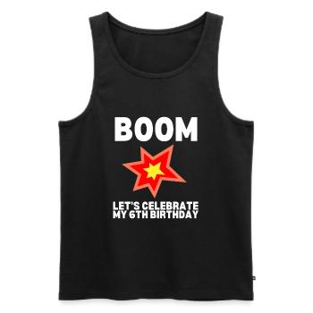 10 Years Old Science Birthday Kid 9 - Men's Premium Organic Tank Top - black - Front - Michal (187cm)