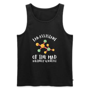 10 Years Old Science Birthday Kid 9 - Men's Premium Organic Tank Top - black - Front - Michal (187cm)