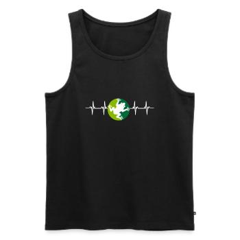 Agalychnis Callidryas Red Eyed Tree Frog - Männer Premium Bio Tank Top - Schwarz - Vorne - AI Model Male 178 light (178cm)