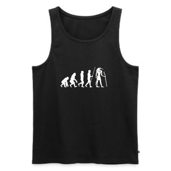 Hieroglyphics Egyptologist, Ancient Egyptian - Men's Premium Organic Tank Top - black - Front - Michal (187cm)