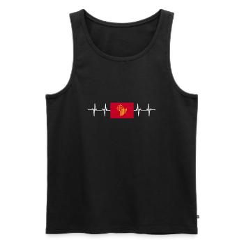 France Languedoc Roussillon - Men's Premium Organic Tank Top - black - Front - AI Model Male 178 light (178cm)