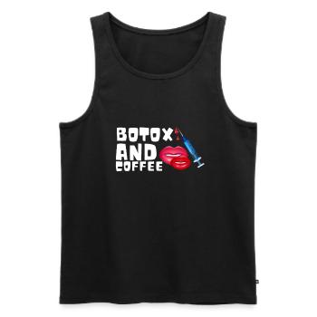 Botox Plastic Surgery And Aesthetic Nurse Injector - Men's Premium Organic Tank Top - black - Front - Michal (187cm)