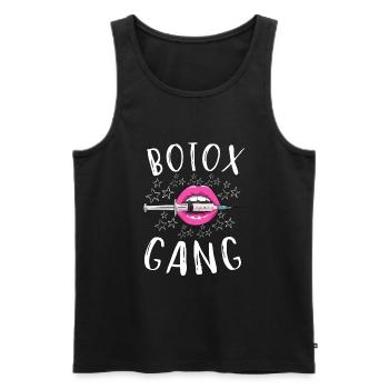 Botox Plastic Surgery And Aesthetic Nurse Injector - Men's Premium Organic Tank Top - black - Front - Michal (187cm)