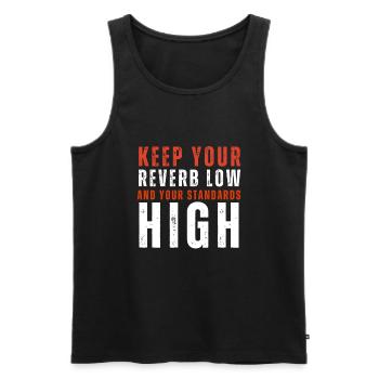 Sync Licensing Music Producer - Men's Premium Organic Tank Top - black - Front - Michal (187cm)