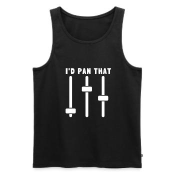 Sync Licensing Music Producer - Men's Premium Organic Tank Top - black - Front - Michal (187cm)