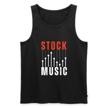 Sync Licensing Music Producer - Men's Premium Organic Tank Top - black - Front - Michal (187cm)