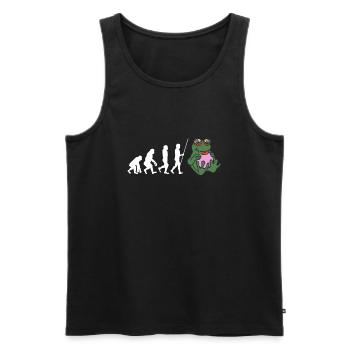 Psychedelic Research Volunteer - Männer Premium Bio Tank Top - Schwarz - Vorne - AI Model Male 178 light (178cm)