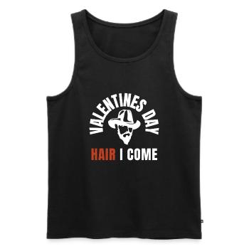 This Beard Is Taken - Bearded Man Valentines Day - Men's Premium Organic Tank Top - black - Front - AI Model Male 178 light (178cm)