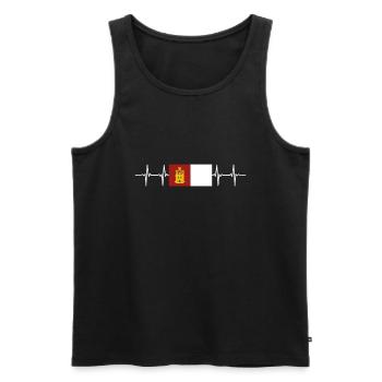 Spain Spanish Region Castilla La Mancha - Männer Premium Bio Tank Top - Schwarz - Vorne - AI Model Male 178 light (178cm)