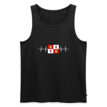Spain Spanish Region Castile And León - Männer Premium Bio Tank Top - Schwarz - Vorne - AI Model Male 178 light (178cm)