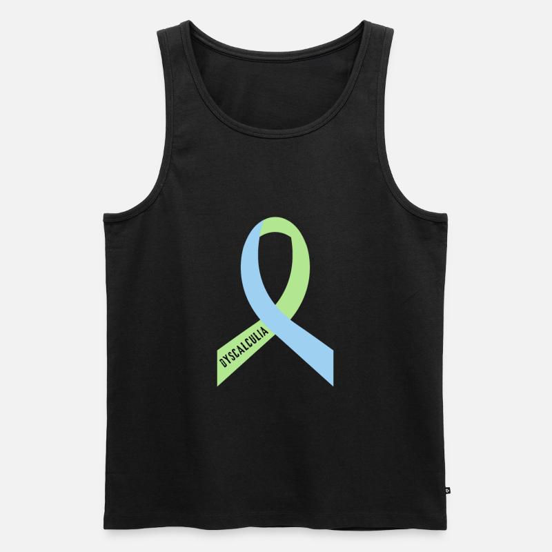 SPED Neurodiversity Dyscalculia - Männer Premium Bio Tank Top - Schwarz