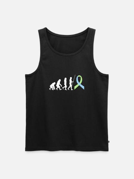 SPED Neurodiversity Dyscalculia - Men's Premium Organic Tank Top - black