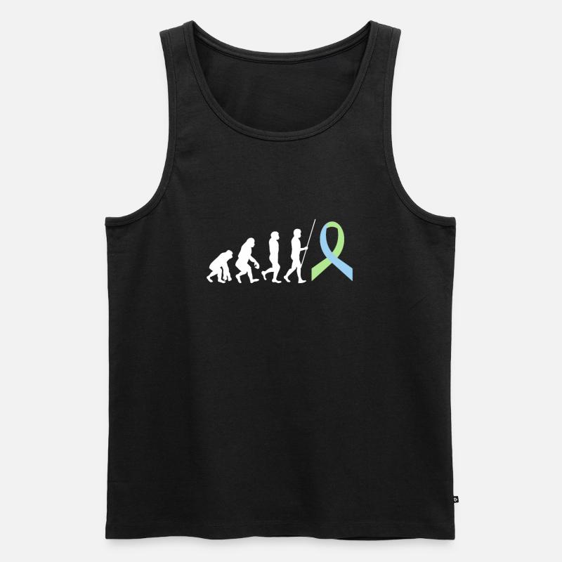 SPED Neurodiversity Dyscalculia - Männer Premium Bio Tank Top - Schwarz