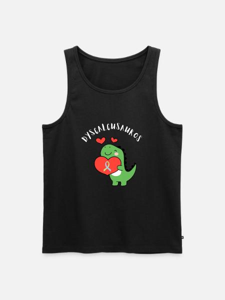 SPED Neurodiversity Dyscalculia - Men's Premium Organic Tank Top - black