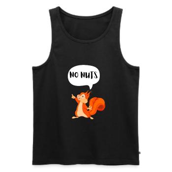 Peanut Allergy Awareness Peanut Allergic - Männer Premium Bio Tank Top - Schwarz - Vorne - AI Model Male 178 light (178cm)