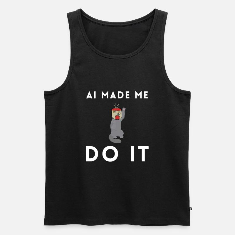 Artificial Intelligence Ai Chat - Men's Premium Organic Tank Top - black