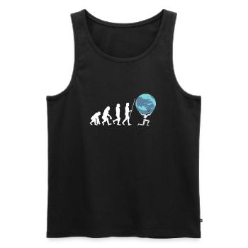 Artificial Intelligence Ai Chat - Männer Premium Bio Tank Top - Schwarz - Vorne - AI Model Male 178 light (178cm)