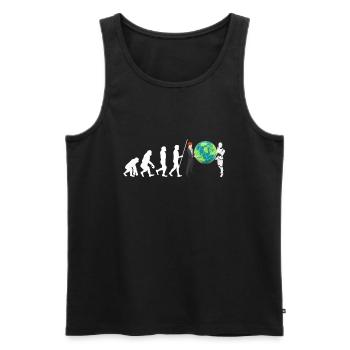 Artificial Intelligence Ai Chat - Men's Premium Organic Tank Top - black - Front - AI Model Male 178 light (178cm)