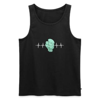 Artificial Intelligence Ai Chat - Männer Premium Bio Tank Top - Schwarz - Vorne - AI Model Male 178 light (178cm)