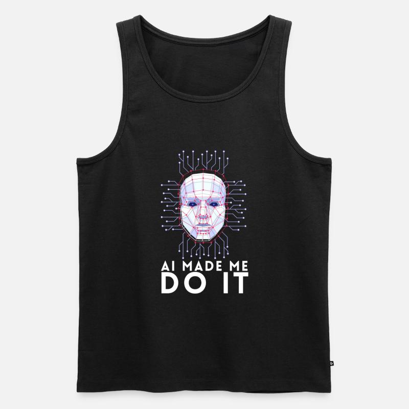 Artificial Intelligence Ai Chat - Men's Premium Organic Tank Top - black