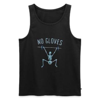 Weight Lifting Power Snatch - Männer Premium Bio Tank Top - Schwarz - Vorne - AI Model Male 178 light (178cm)