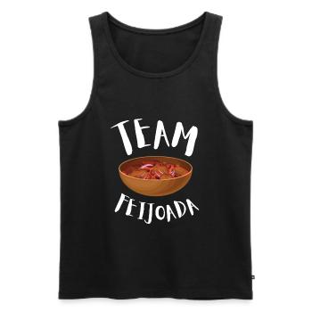 Brazil Brazilian Pork Bean Stew Feijoada - Männer Premium Bio Tank Top - Schwarz - Vorne - AI Model Male 178 light (178cm)