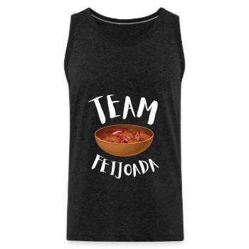 Brazil Brazilian Pork Bean Stew Feijoada - Männer Premium Bio Tank Top - Anthrazit - Vorne - Alexander (188cm)
