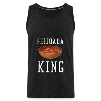 Brazil Brazilian Pork Bean Stew Feijoada - Männer Premium Bio Tank Top - Anthrazit - Vorne - Alexander (188cm)