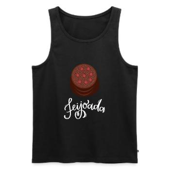 Brazil Brazilian Pork Bean Stew Feijoada - Männer Premium Bio Tank Top - Schwarz - Vorne - AI Model Male 178 light (178cm)