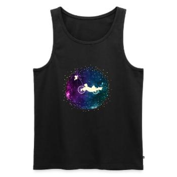 Recumbent Bike And Velomobil - Männer Premium Bio Tank Top - Schwarz - Vorne - AI Model Male 178 light (178cm)