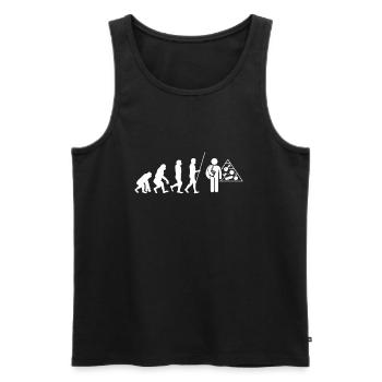 Nutritionniste holistique Mois national de la nutrition - Débardeur bio Premium Homme - noir - Devant - AI Model Male 178 light (178cm)