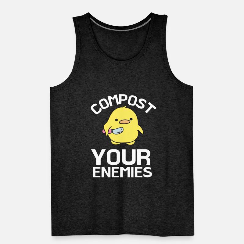 Compost Your Enemies Men's Premium Organic Tank Top