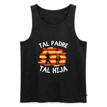 Tal Padre Tal Hijo Motocross Moto Desporte - Männer Premium Bio Tank Top - Schwarz - Vorne - AI Model Male 178 light (178cm)
