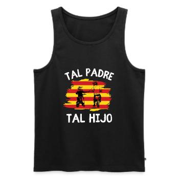 Tal Padre Tal Hijo Motocross Moto Desporte - Männer Premium Bio Tank Top - Schwarz - Vorne - AI Model Male 178 light (178cm)