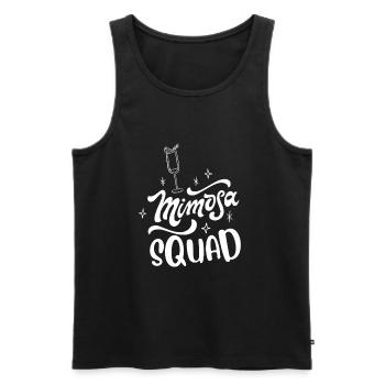 Babes Who Brunch Squat - Männer Premium Bio Tank Top - Schwarz - Vorne - AI Model Male 178 light (178cm)