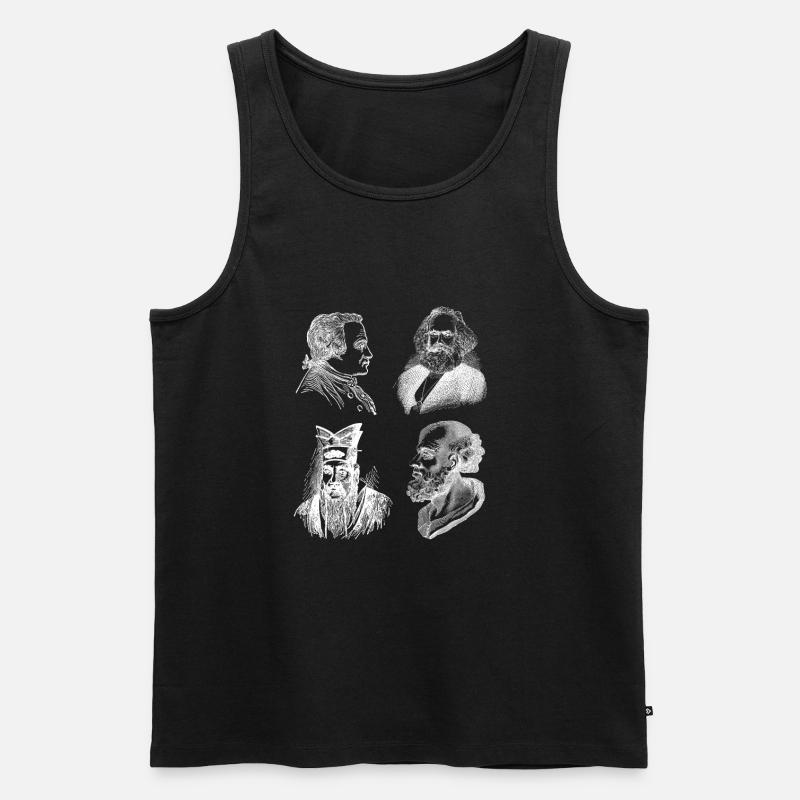 Philosophical Debate Feeling Philoslothical - Men's Premium Organic Tank Top - black