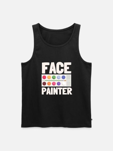 Face Painter And Face Painting - Men's Premium Organic Tank Top - black