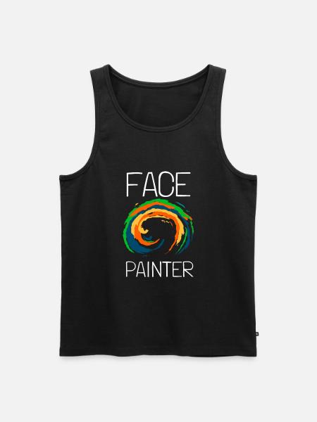 Face Painter And Face Painting - Men's Premium Organic Tank Top - black